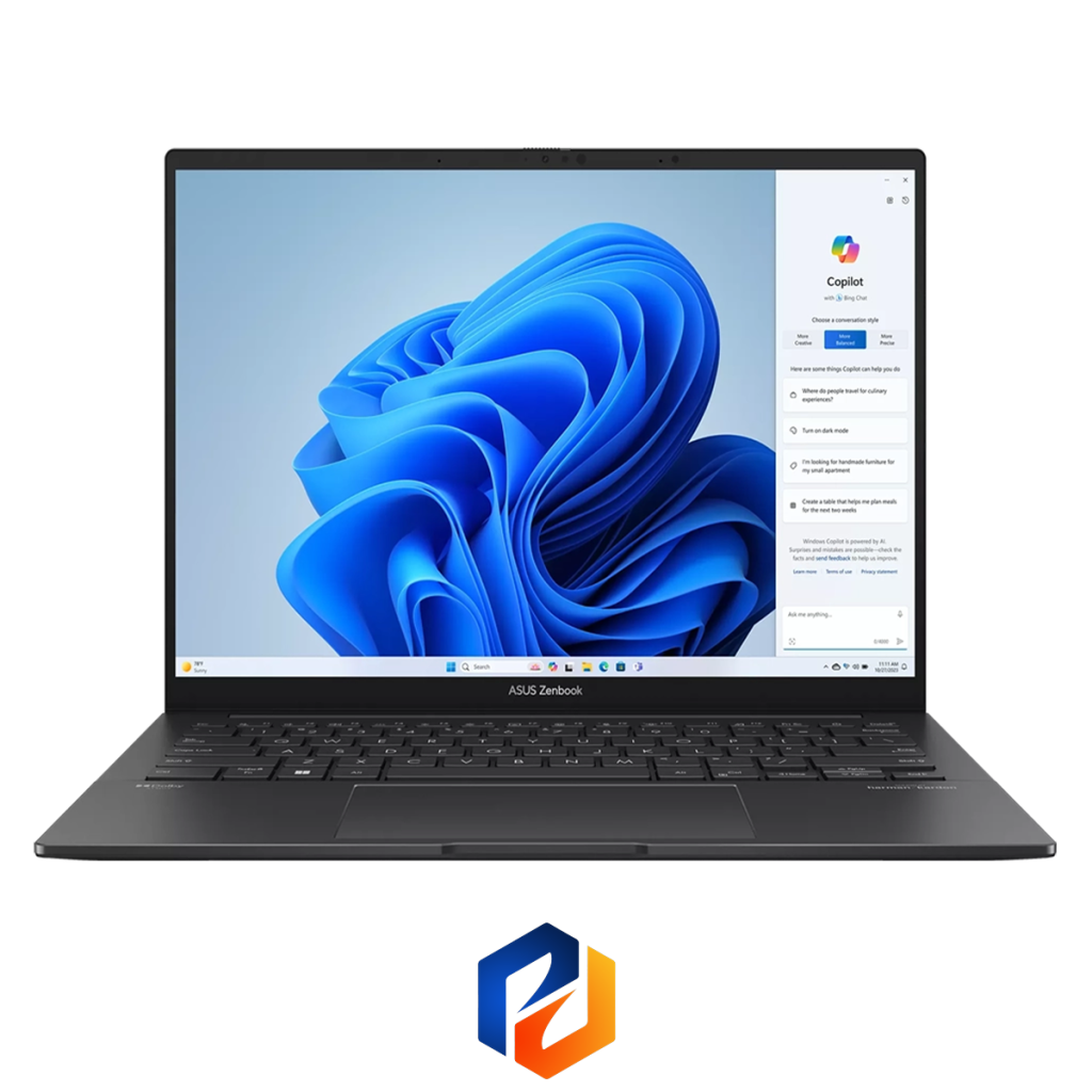 لپ‌تاپ ASUS Zenbook 14 OLED Q425M | رم 16 | حافظه 1 ترابایت | پردازنده ULTRA 7 155H(استوک) | نمایشگر 14 اینچ | SSD