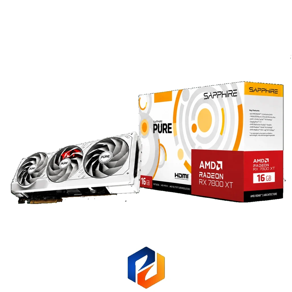 کارت گرافیک Sapphire PURE RX 7800 XT (استوک)