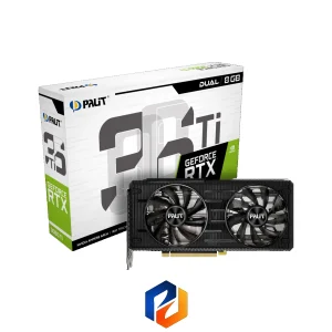 کارت گرافیک Palit RTX 3060 Ti Dual OC (استوک)